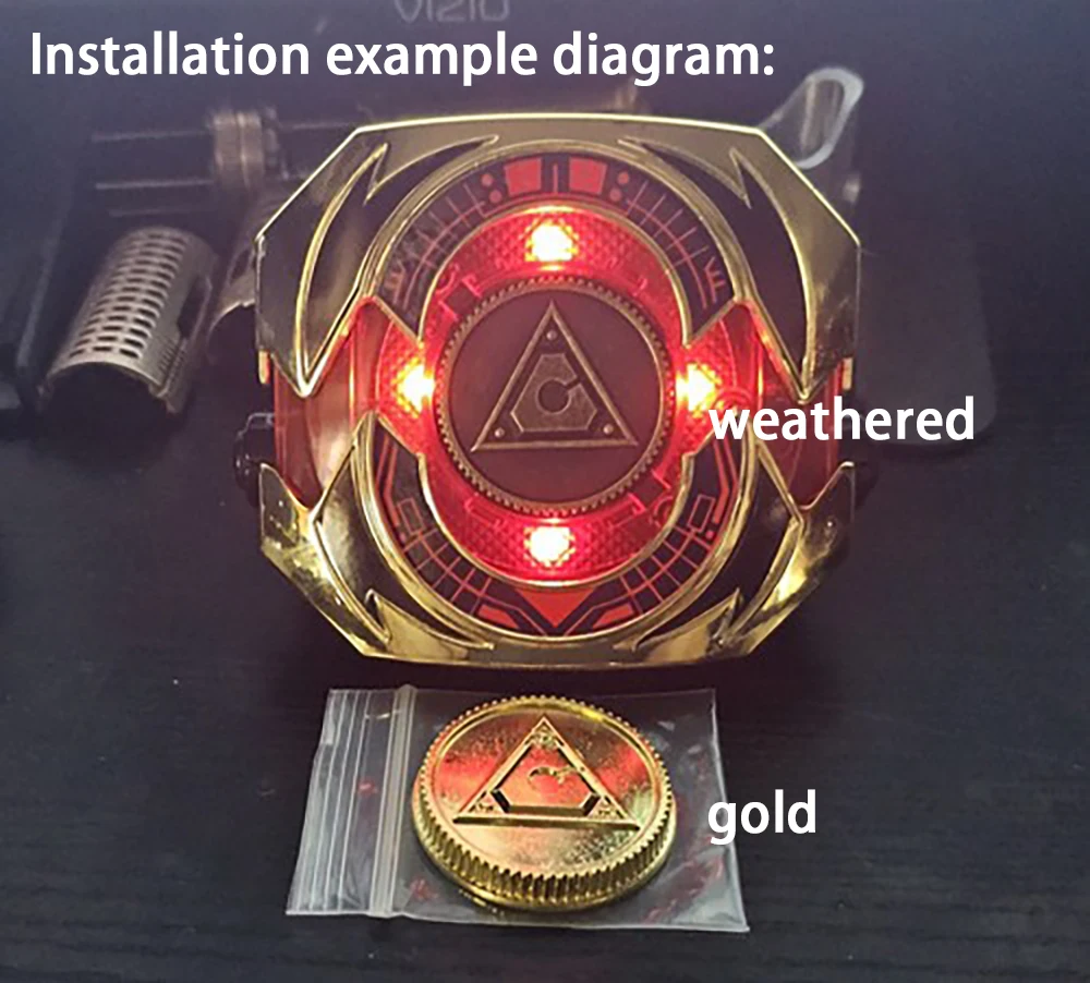 Made For Bandai Legacy Ranger Morpher Cosplay Prop Legacy TURBO Power Coin Gold Ranger