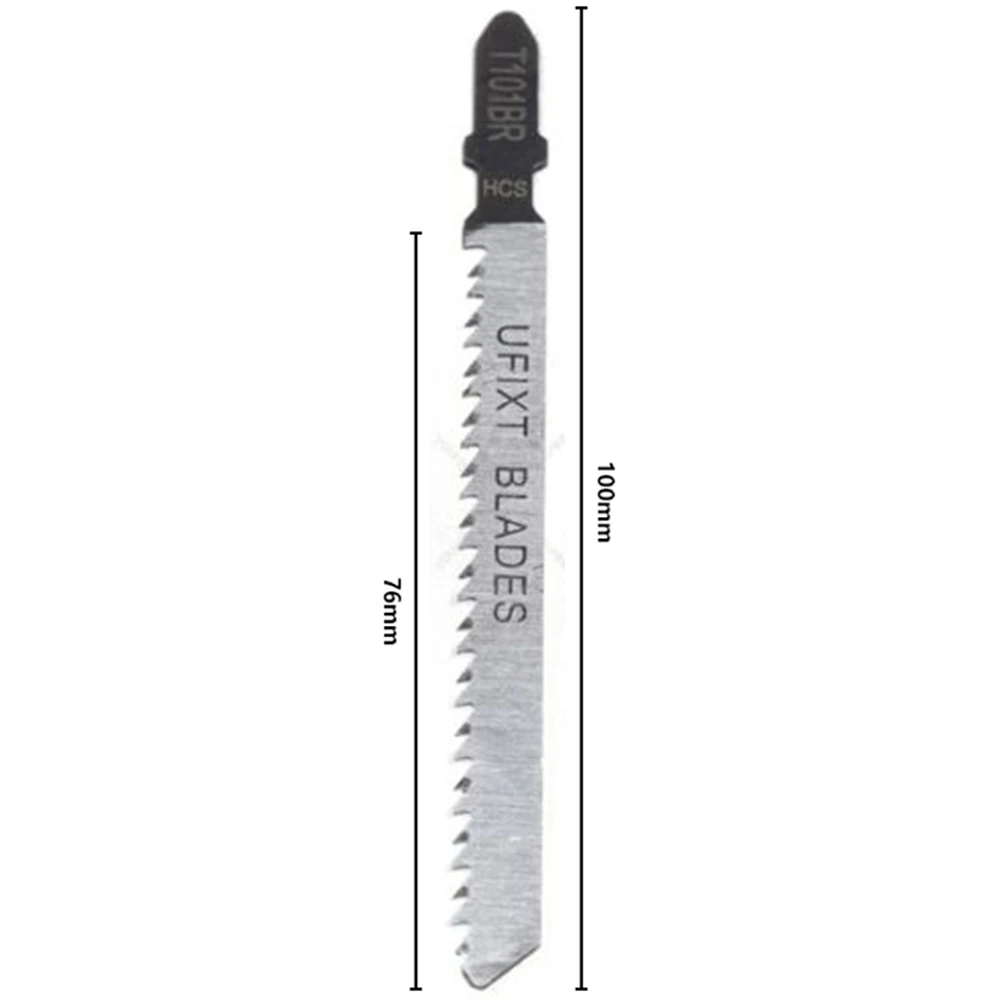 5 pz/set Lame per seghetto alternativo T101BR Lama per sega Legno morbido Strumenti per la lavorazione del legno 100mm Accessori Adatto per utensili elettrici per compensato