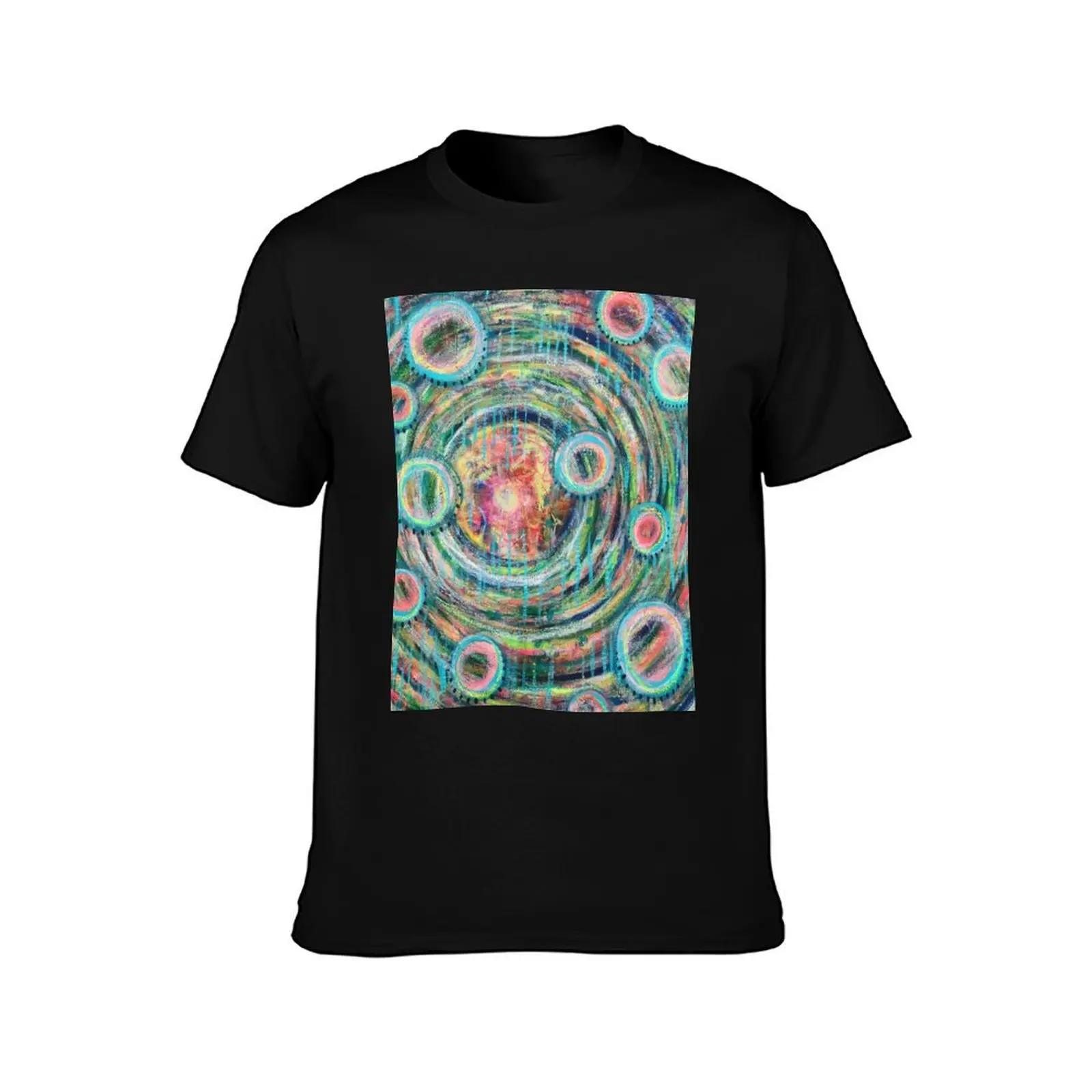 SOURCE ORBS: an original activated painting T-Shirt sports fans sublime shirts graphic mens t shirts casual stylish