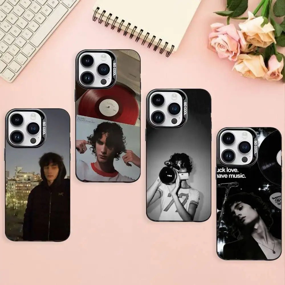 

S-Sombr Phone Case For iPhone17,16,15,14,13,12,Pro Max Black Colorful Phone case