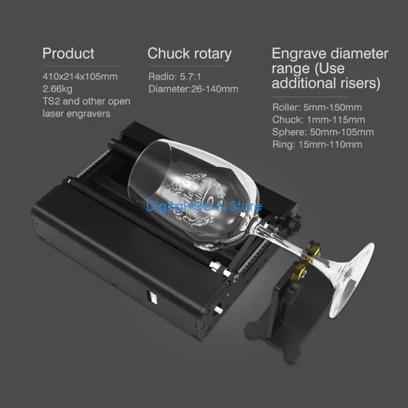 E06D TR2 4in1 Y-axis Rotary Roller Engraver Attachment for Column Cylinder