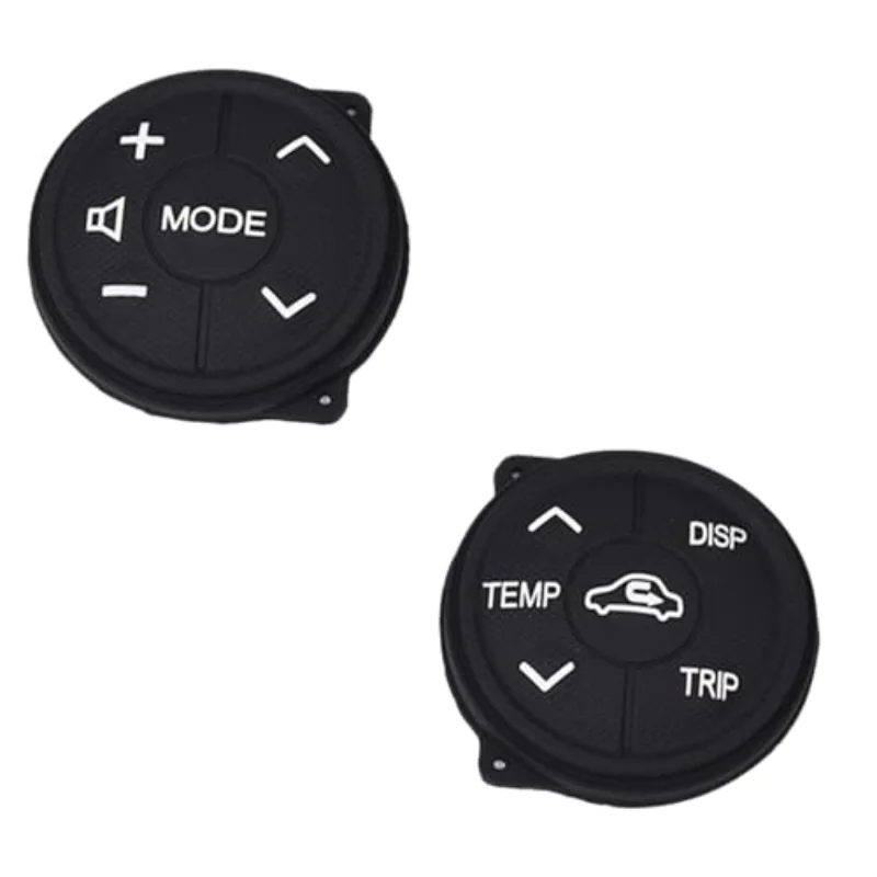 1 زوج متعددة الوظائف عجلة القيادة غطاء أزرار ل بريوس زائد 2012-2015 لتويوتا بريوس الخامس (zvw 40) 2013 اكسسوارات السيارات #5