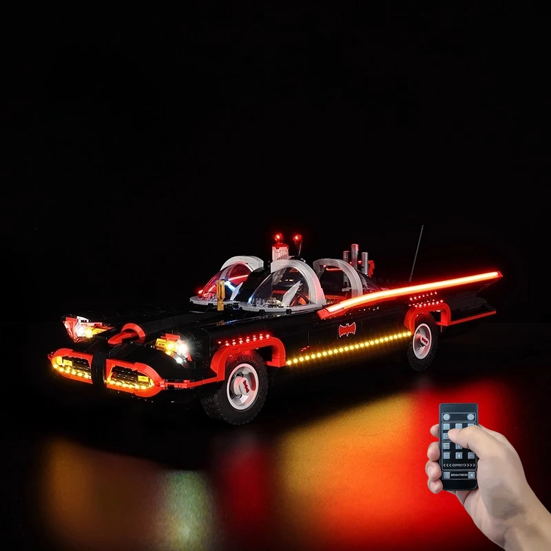 

No Model LED Lighting Set Suitable for LEGO Batman The Classic TV Series Batmobile 76328(Not Include Building Blocks)