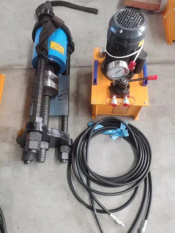 100T 150Ton Portátil Hidráulico Pista Link Pin Press Machine Track Link Pin Pusher para Escavadeira