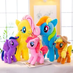 My Little Pony Twilight Sparkle Rainbow Dash Apple Jack Stuffed Plush Doll Anime Figure Toy Christmas Gift For Girl Kids