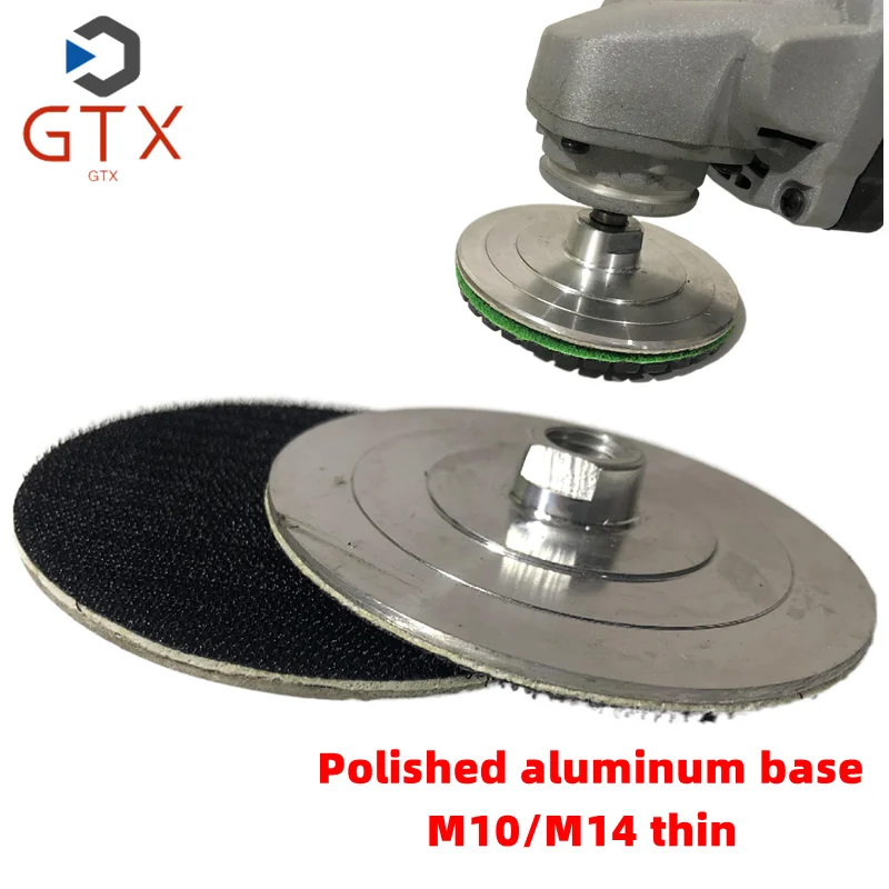 Backer Pad para Polimento de Diamante Base de Alumínio Backing Holder Backing Holder Gancho e Loop Bac 4