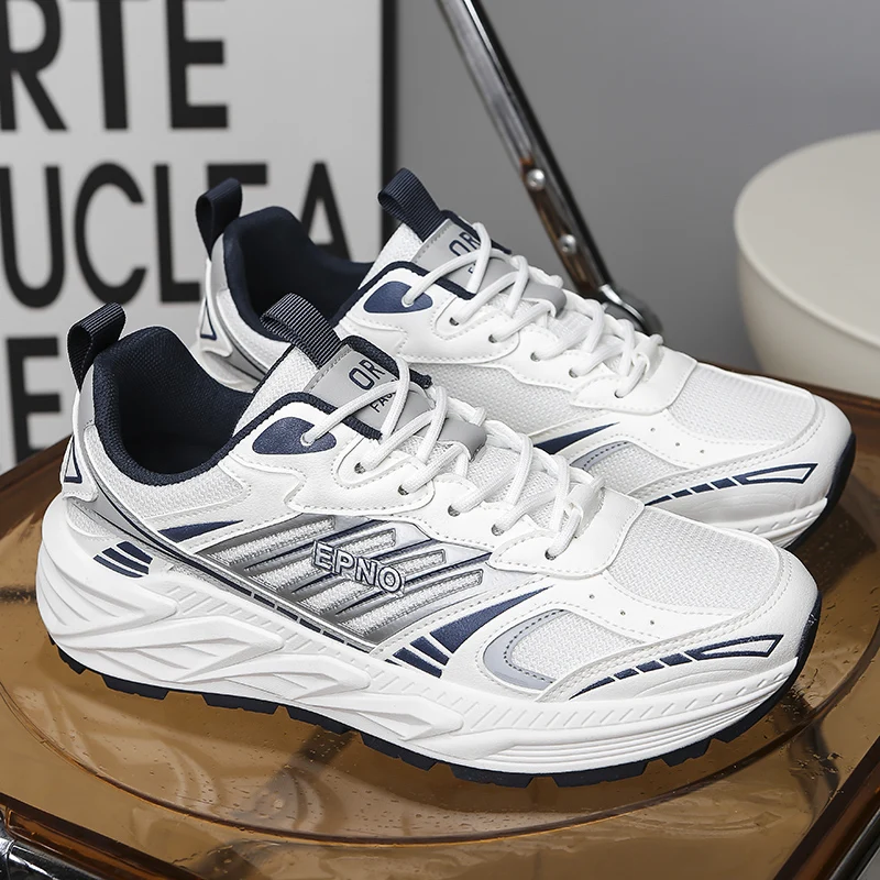 

Retro Running Shoes, Mountain Leather Mesh Splicing, Trendy Wear Sneakers, Casual and Versatile Men's Shoes