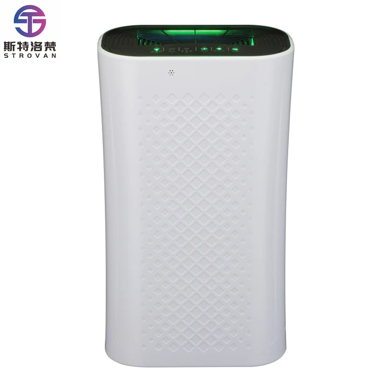 

STLF Small Desktop Air Purifier to Remove Formaldehyde and Exhaust Smoke Smell Design Real HEPA Filter Air Cleaner