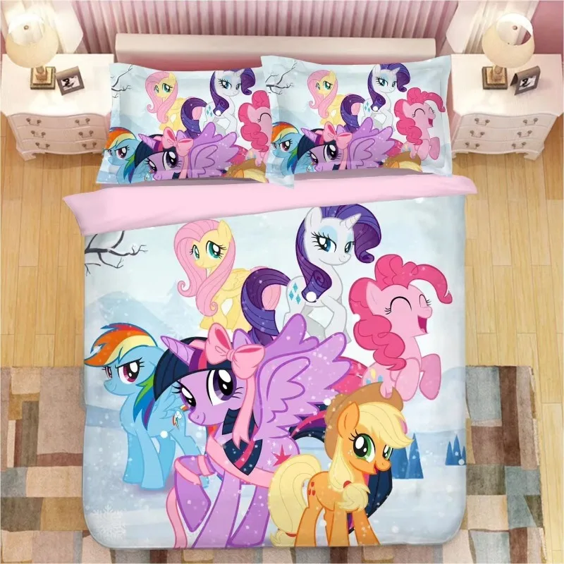 

My Magical Little Ponys Bedding Sets Exquisite Bed Supplies Set Duvet Cover Bed Comforter Set Bedding Set Luxury Birthday Gift