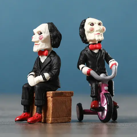 Skräckfilmen Saw Billy Mini Model Figurals Brinquedos Figur 10 best sales Billy Saw Funko Pop - №5