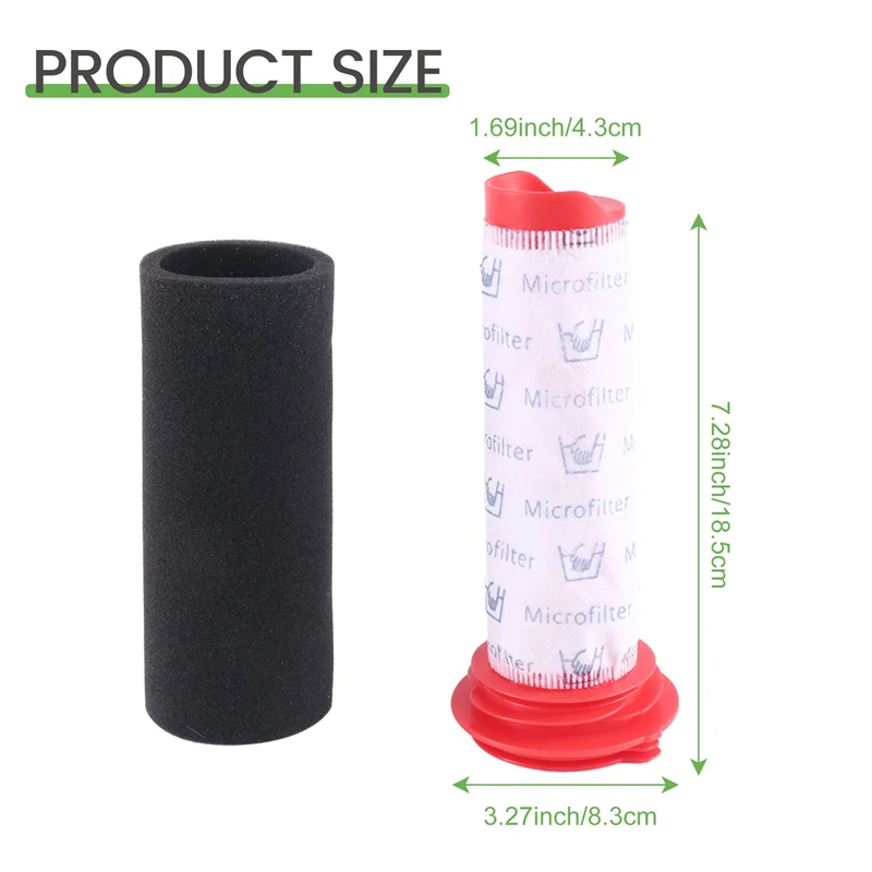 Paquete de EAS-4 filtros para aspiradora de mano Athlet, filtro para BCH6L2560 BCH6L2561BCH6ZOOO