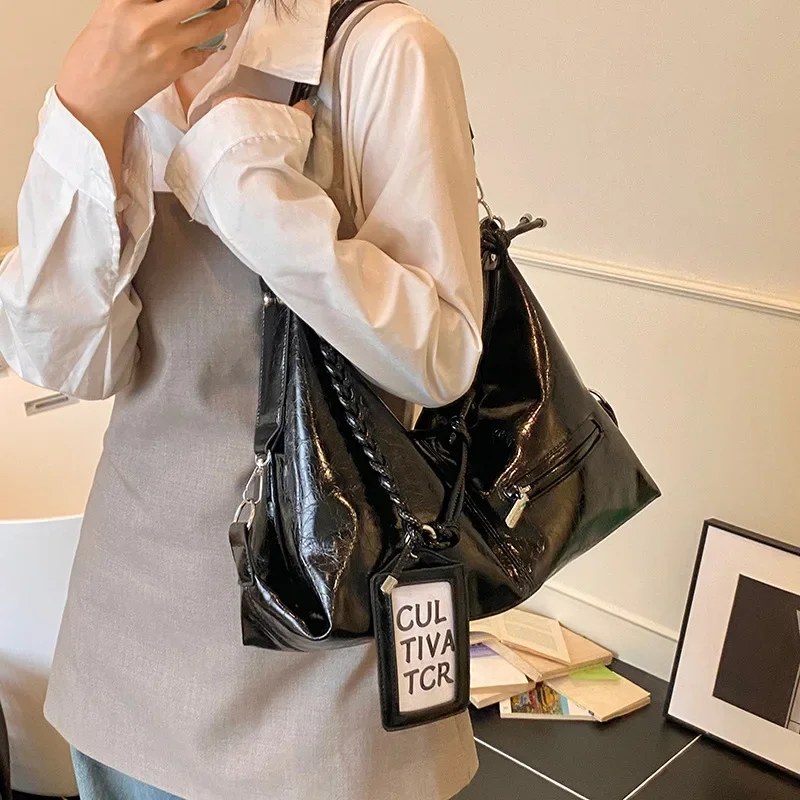 2025 Baru! Tas Tote Wanita Mewah - Tas Selempang High-End untuk Acara Formal & Kerja, Kapasitas Besar