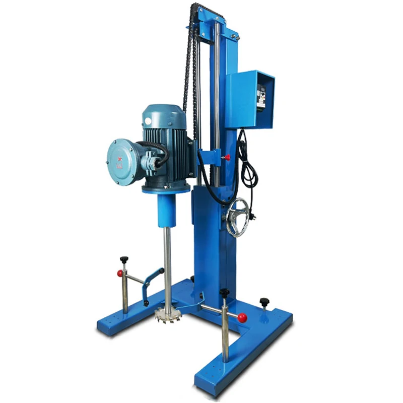 

Laboratory disperser 2.2KW explosion-proof disperser mixer paint coating 4.5KW high power mixer electric lift