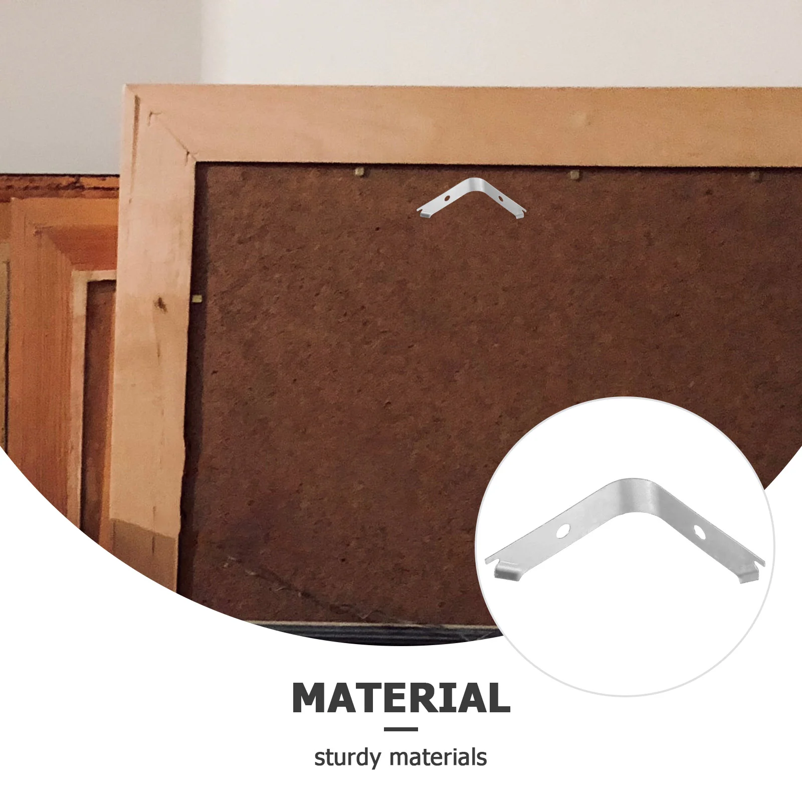 50 Pcs Photo Frame Clips Hook Frames Picture Backing Tool Aluminum Alloy Hardware