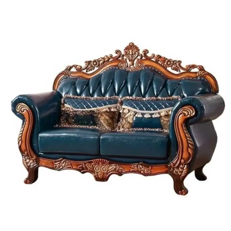 Blue Antique Living Room Sofas Seater Aesthetic Modern Lounges Living Room Sofas Couch Luxury Divano Soggiorno Furniture Home