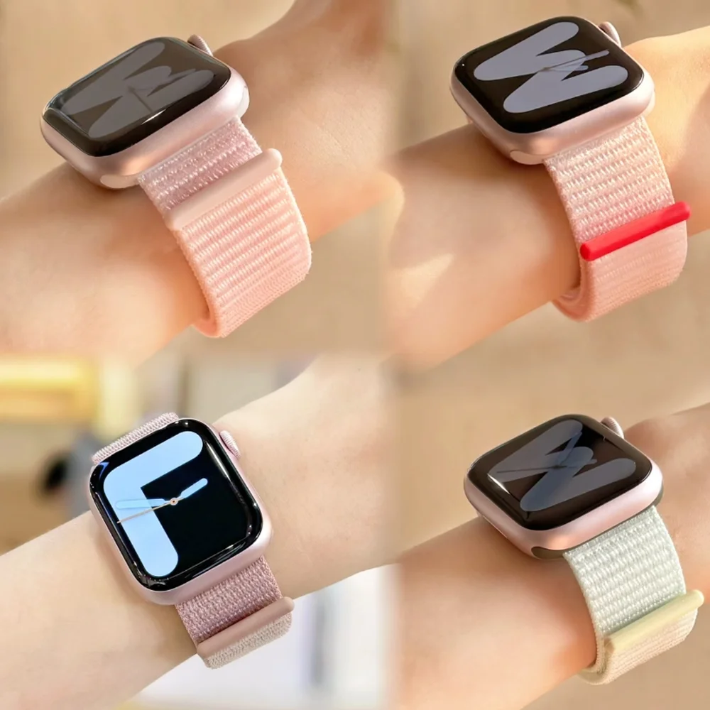 Neues Nylon-Schlaufenarmband für Apple Watch Band 12 11 42mm 46mm 44mm 40mm 41mm 45mm 49mm Armband Correa iWatch 10 9 8 7 6 SE3 Ultra 4 – Detail 7