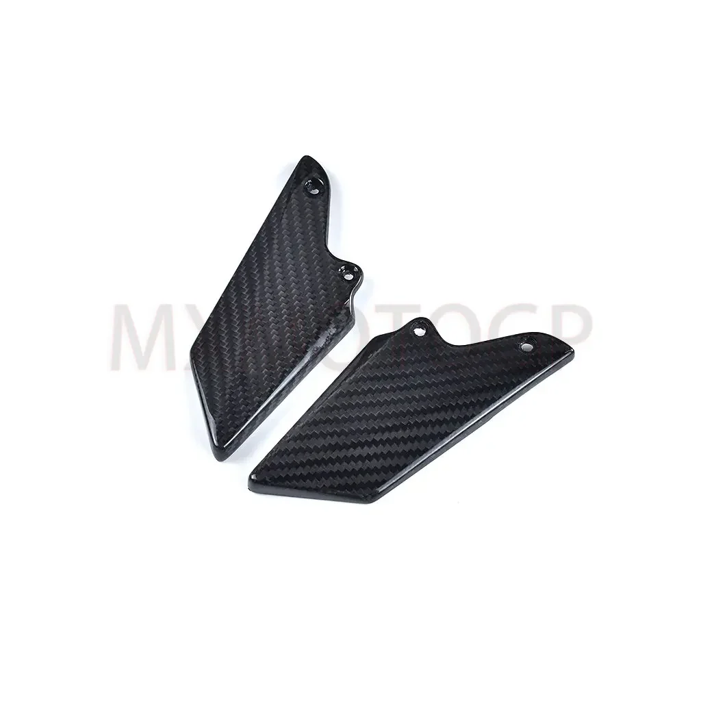 For Honda CBR 1000 RR-R CBR1000RR-R Motorcycle Modified 3K Carbon Fiber Rearset Heel Guard Plates Covers Protector 2021 2022