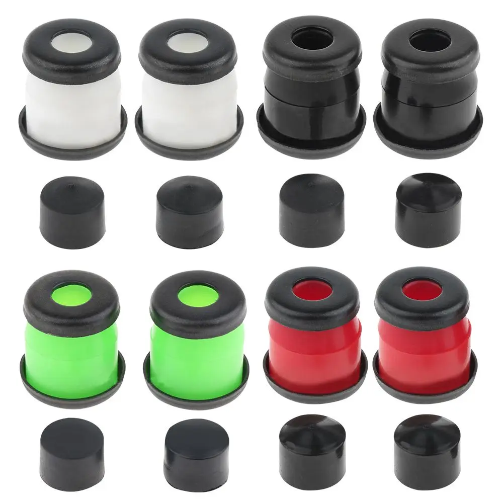 1 Set High Quality Colorful Shockproof Shock Pad Set Skateboard Part Top/Bottom Bush Washers Shock Absorber