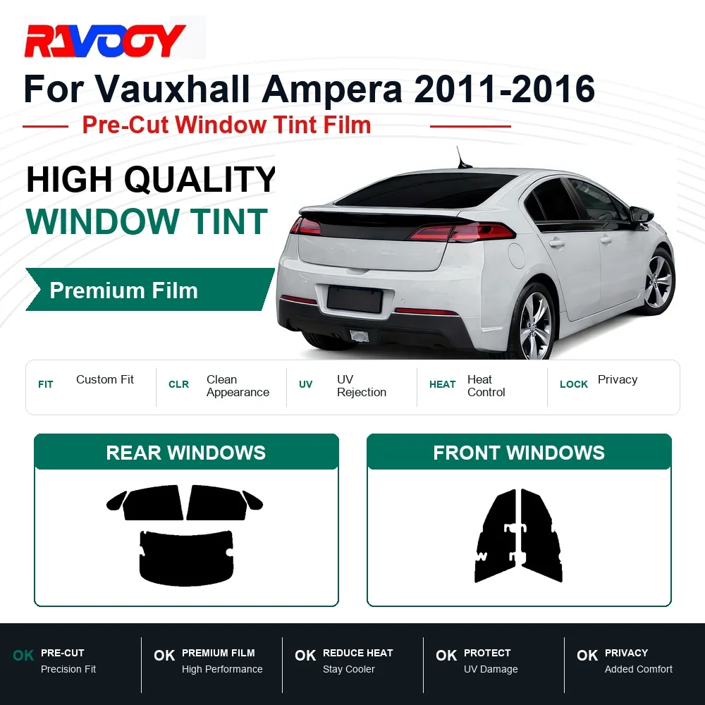 premium-pre-cut-window-tint-for-vauxhall-ampera-2011-2016-front-rear-windows-uv-heat-rejection-privacy-film