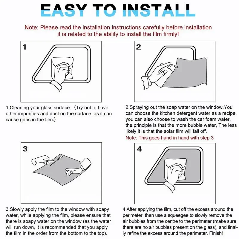 300x50 سنتيمتر غير مقطوعة لفة نافذة تينت فيلم 15% VLT 20 بوصة x 10 أقدام سيارة المنزل مكتب الزجاج للسيارات المعسكر عربات قوارب الأسود #4
