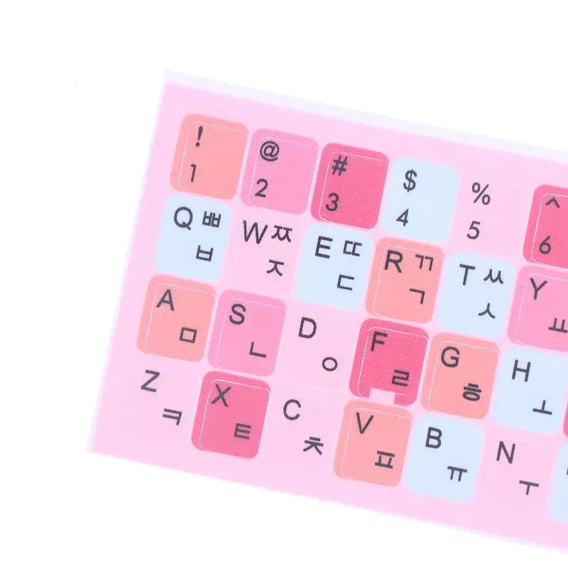 

1/3 Sheets Universal Keyboard Stickers – Replacement Decals for Korean & Japanese Laptop & Computer Keyboards