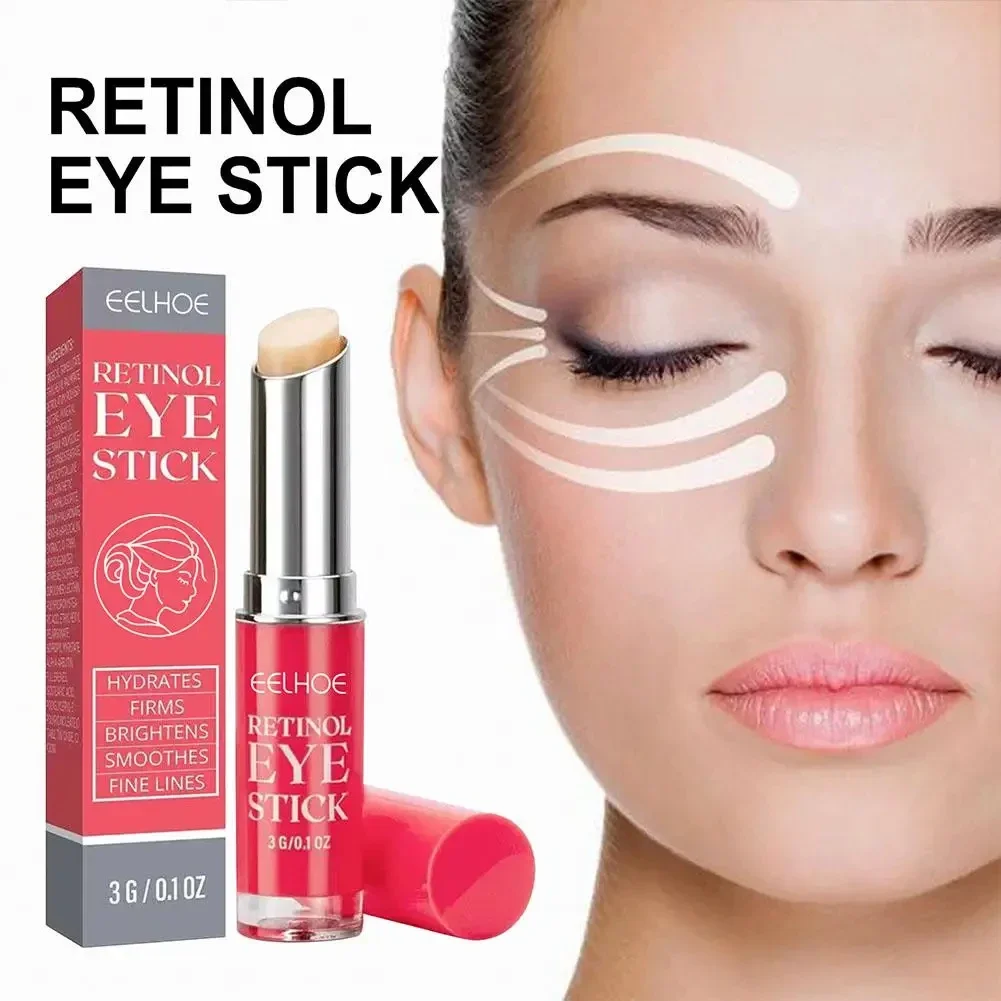 

Retinol Eye Cream Stick Lightening Dark Circles Firming Skin Instant Eye Repair Serum Moisturizing Anti Puffiness Eye Bags