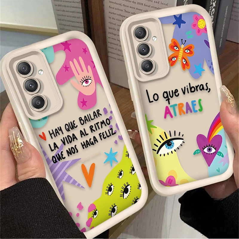 رائعة المصرية العين قضية الهاتف لسامسونج غالاكسي A54 A05 A05S A34 A24 A14 A53 A33 A23 A13 A52 A52S A71 A51 A31 A50 غطاء #1