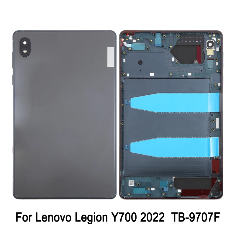 Rear Cover For Lenovo Legion Y700 2022 TB-9707F Tablet Battery Back Cover Replacement Part, with Logo