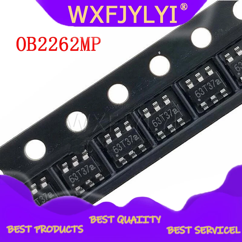 10 peças ob2262mp ob2263mp ob2273mp ob2532mp ob2273 ob2262 SOT23-6 gerenciamento lcd 100% novo original
