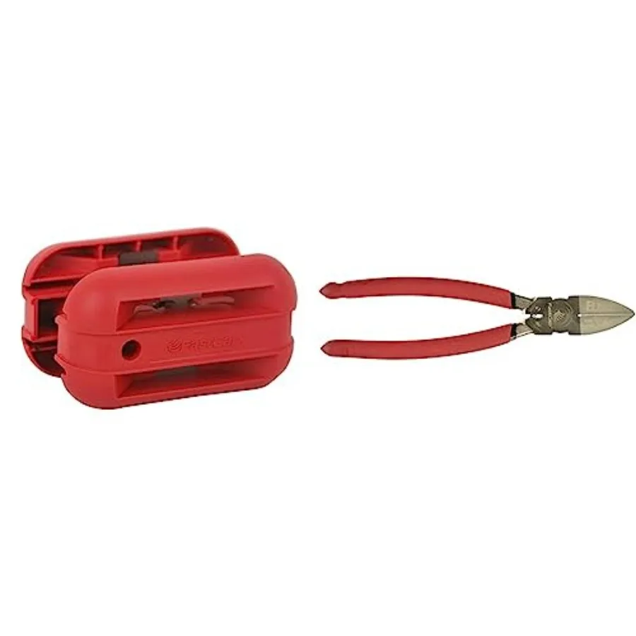 

Quad Trimmer with Tungsten Carbide Blades Red Pliers Macro Flush Cut Trimmers - Perfect for Carpentry and Woodworking