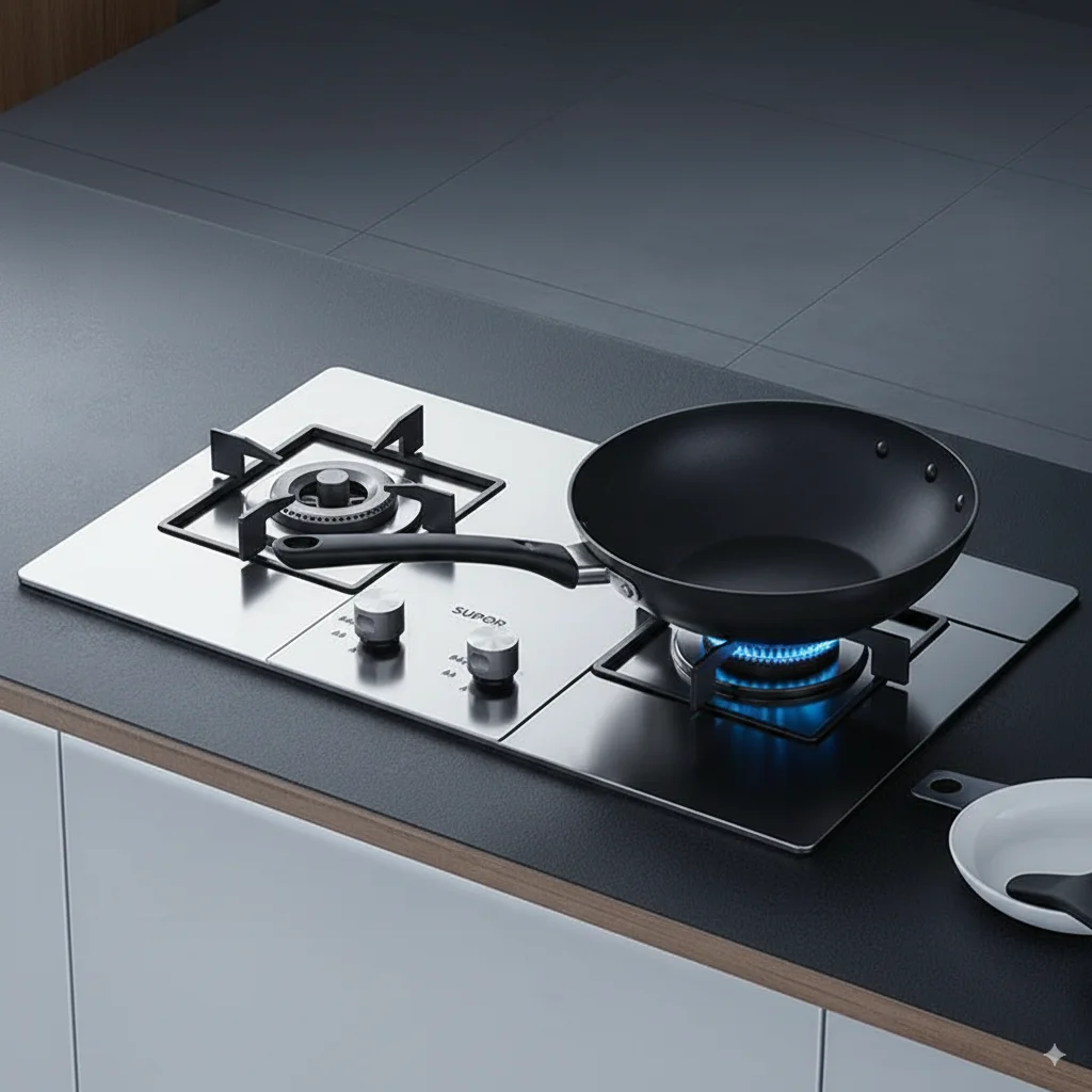 Supor PS07 gas double stove household embedded desktop natural gas fire stove liquefied gas stove