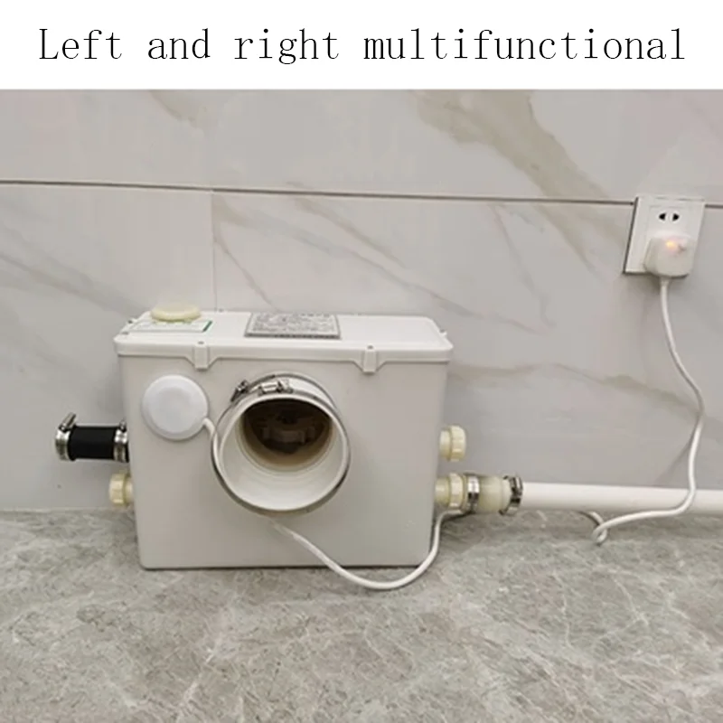 Левый и правый (горизонтальный) Моторный автоматический канализационный насос, электрический дробильный туалет, специальный септик, подъемник канализации