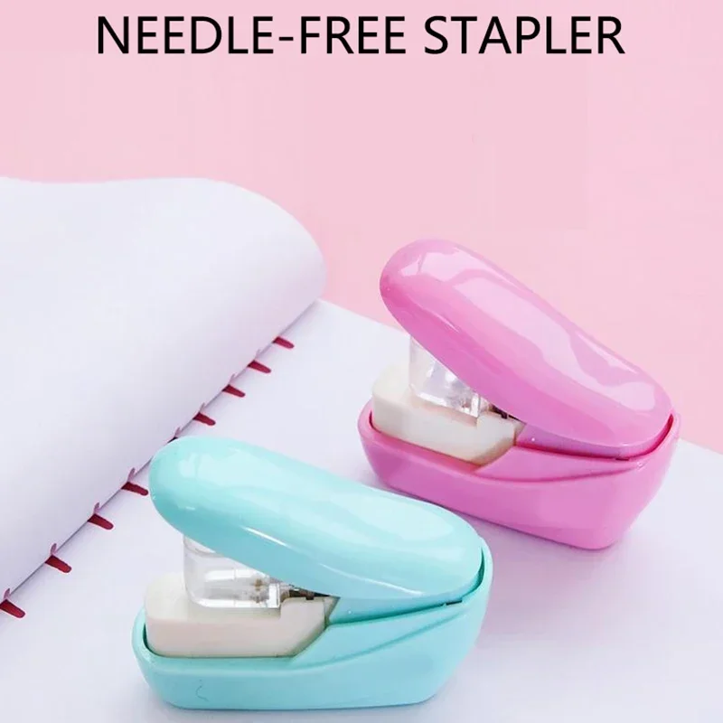 Upgrade-Hefter für Studenten, Schreibwaren, nagelfrei, heftklammerlos, sichere Hefter, 5 Blatt Kapazität für Papierbindung, Bürobedarf, Heftklammer