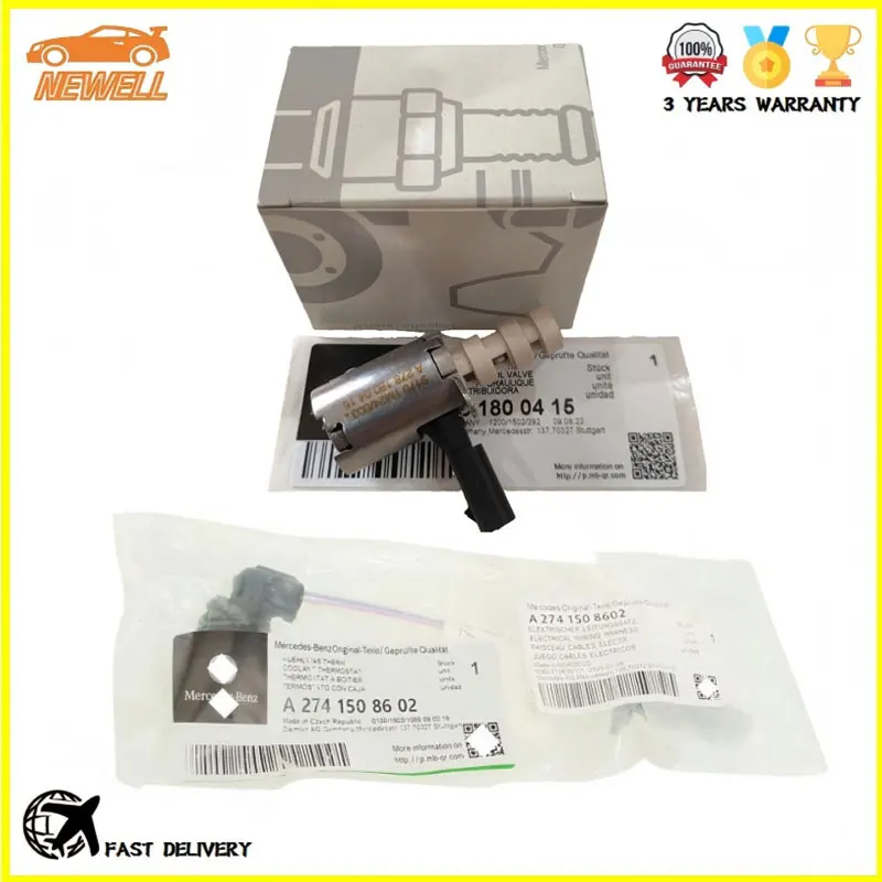 

1pcs A2781800415 A2741508602 Original factory Oil Pump Pressure Sensor Solenoid Valve For Mercedes Benz E200 2005 M278 Engine