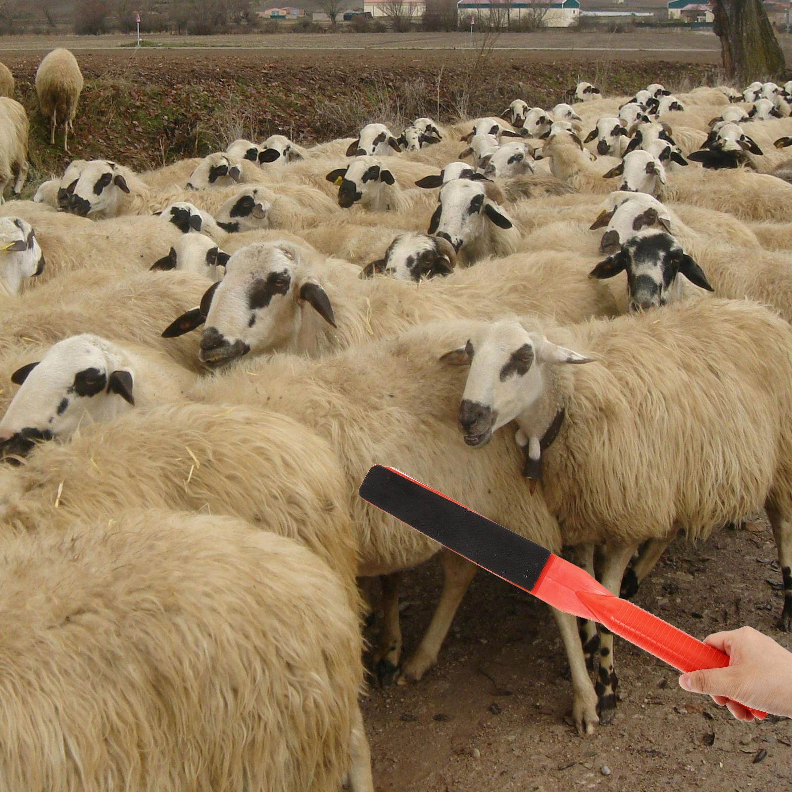 

2 Livestock Paddles PP Material Durable Farm Gentle Guidance Ergonomic Handle Pasture Supplies Driving Boards Pet Accessories