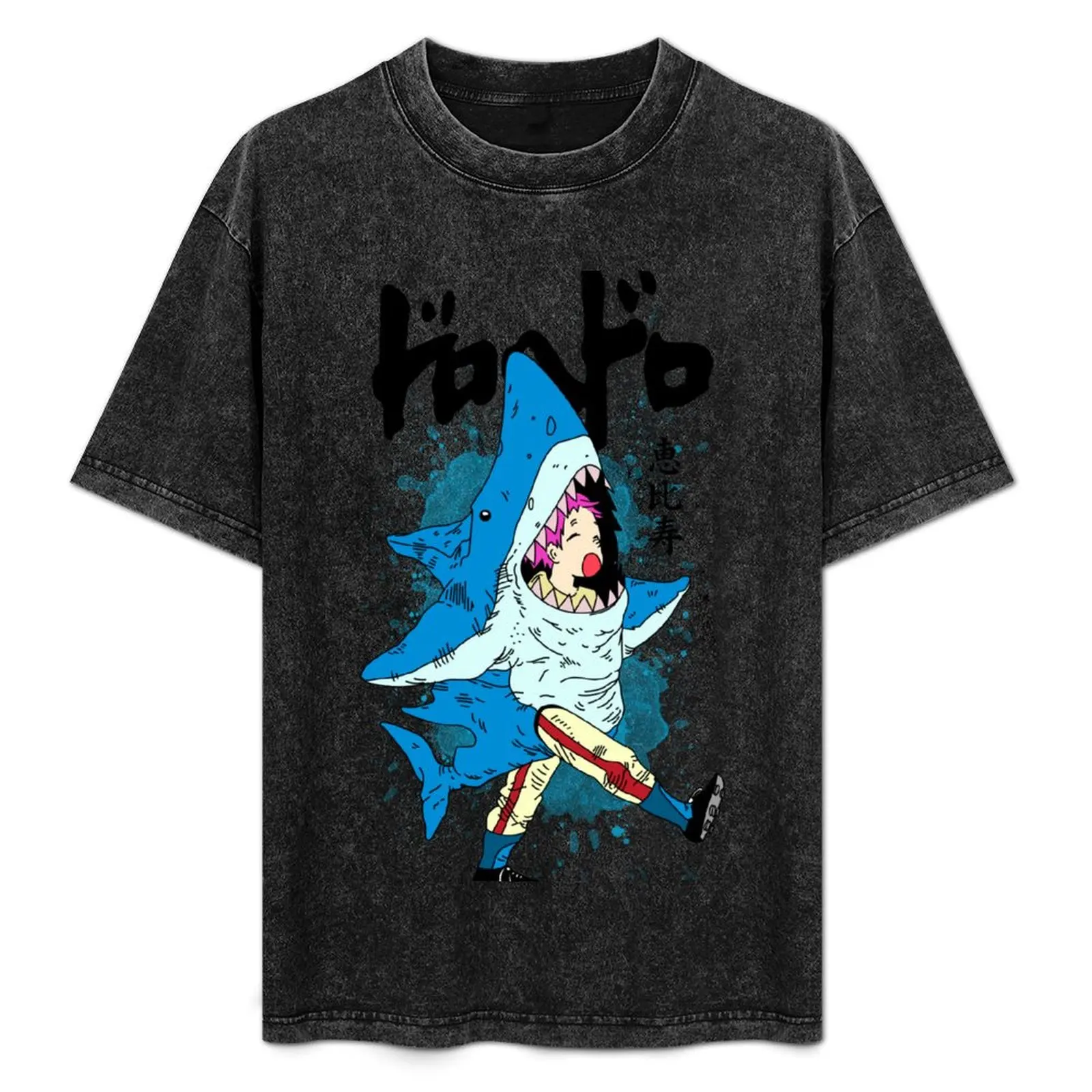 

Ebisu Shark Costume Dorohedoro T-Shirt anime figures sports fans customs oversized t shirt luxury clothes men