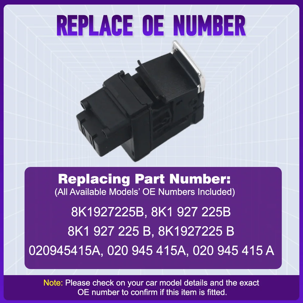 Interrupteur de commande de stationnement de frein à main électronique de voiture, pour Audi A4/S4 Avant 2008- 2015 Allroad Quattro 2010-2016 Audi A5/S5 2010-2017