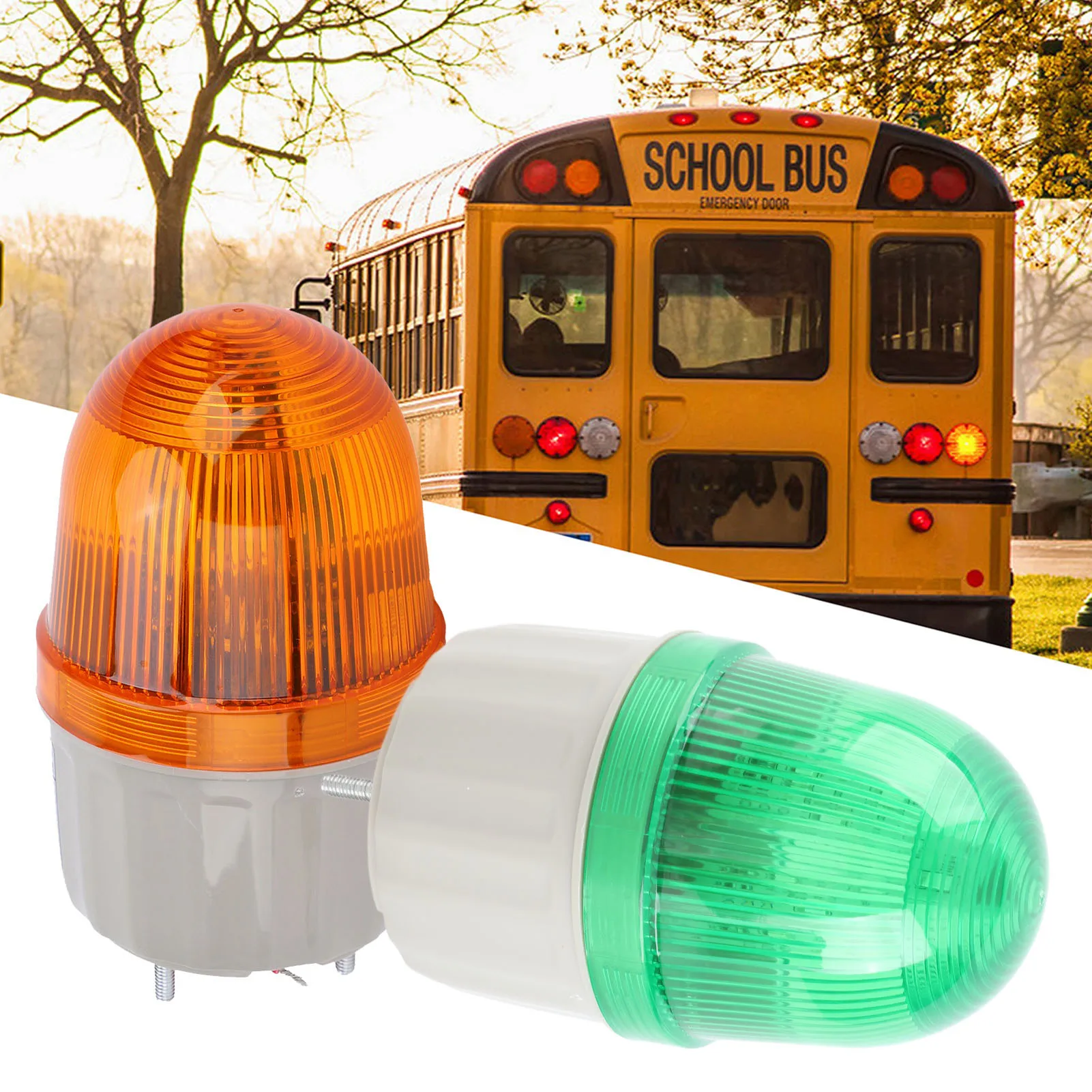 BERM Warning Light LED Lamp Sound and Lighting Alarm Equipment BEM‑2071 5W 220V AC