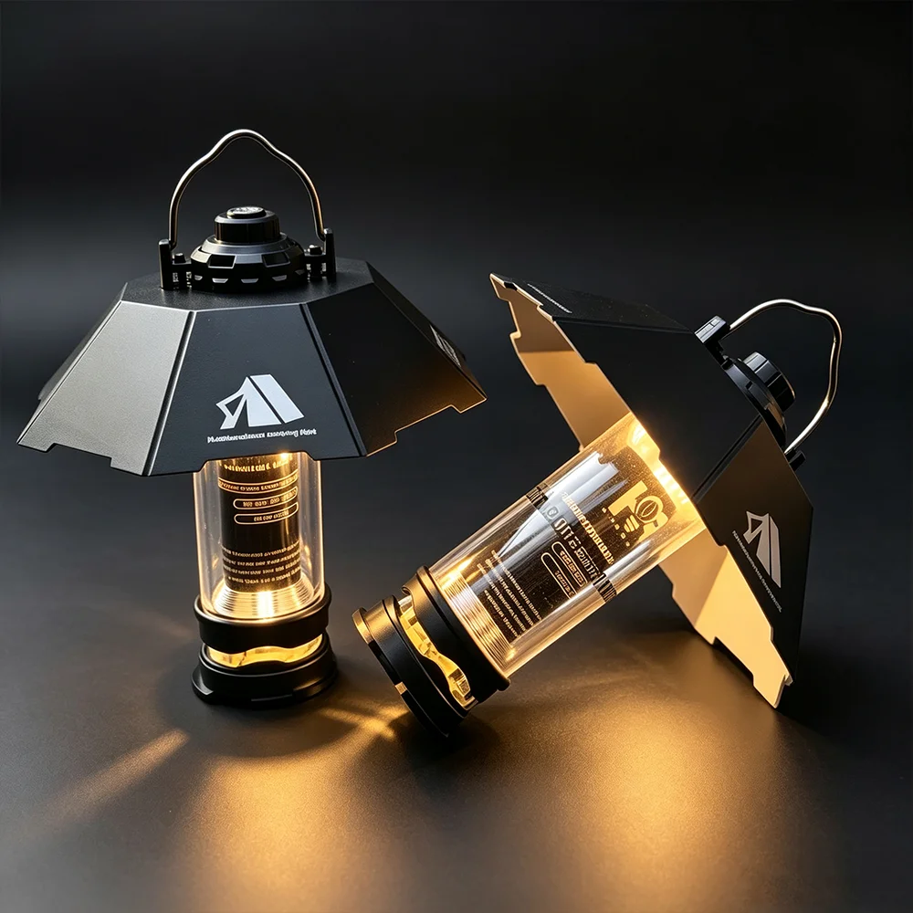 DOTWISE 3000mAH Camping Light Portable LED Flashlight Outdoor Tent Lighting Atmosphere Lights Retro Lantern 5 Modes USB Charging