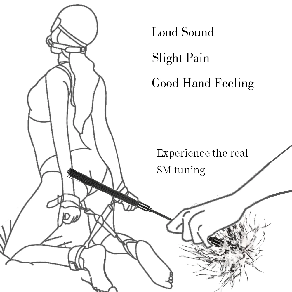Feder kitzeln plus Boden Silikon Quaste Peitschen Spielzeug alternative Rollenspiel ausrüstung BDSM Erwachsenen Sexspielzeug für Frauen & Paare