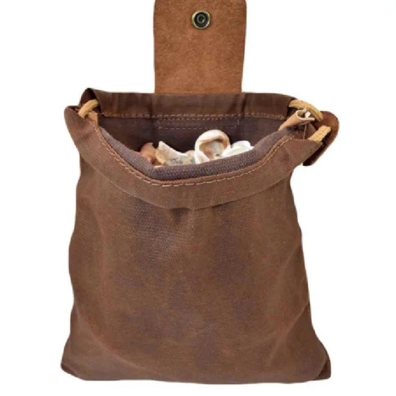 Canvas Pouch High-quality Durable Spacious Stylish Convenient Organizer With Drawstring Reliable Outdoor Backpack Bushcraft Bag