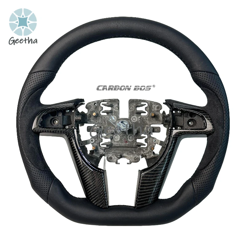 

Special Custom Steering Wheel Pontiac G8 Holden Modified Steering Wheel Three Kinds of Leather Stitching Carbon Fiber Cover