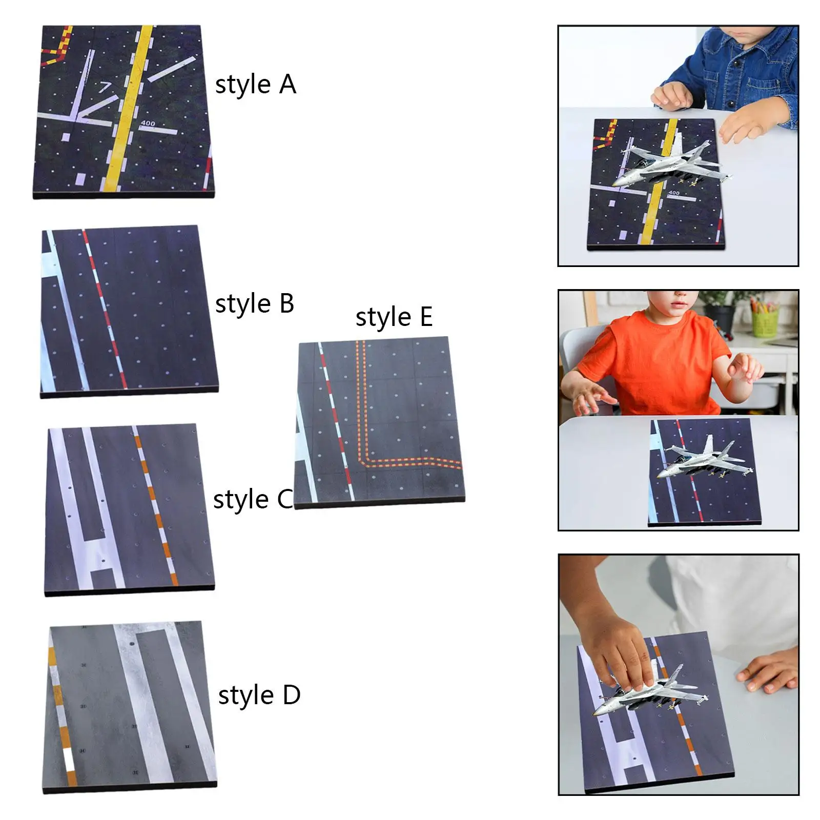 1/72 전투기 비행장 활주로 모형 정적 모형 활주로 장식, 항공 장식품