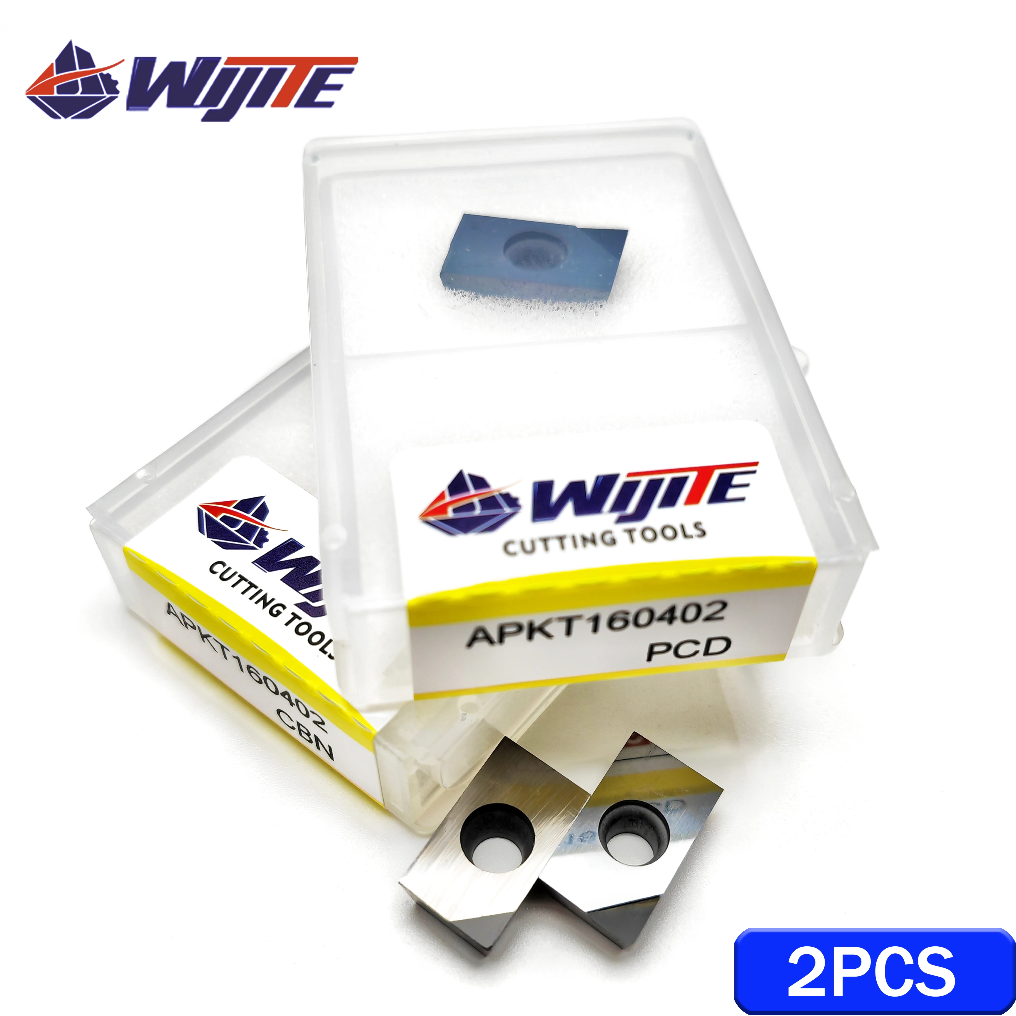 Инструмент PCD APKT113502 APKT113504 APKT160402 APKT160404 для медных и алюминиевых инструментов CBN, обрабатывающий стальной чугунный APKT