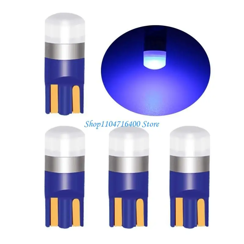 

y1gd 4Pcs 3030 1SMD T10 LED Bulb Commonly Used 12V 1.5W Car Interior Dome Light Bulb