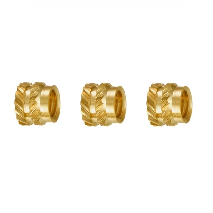 50/100pcs M3 Brass Knurled Hot Melt Nuts - Heat-Resistant Insert Nut Set for Voron 2.4 3D Printer Accessory