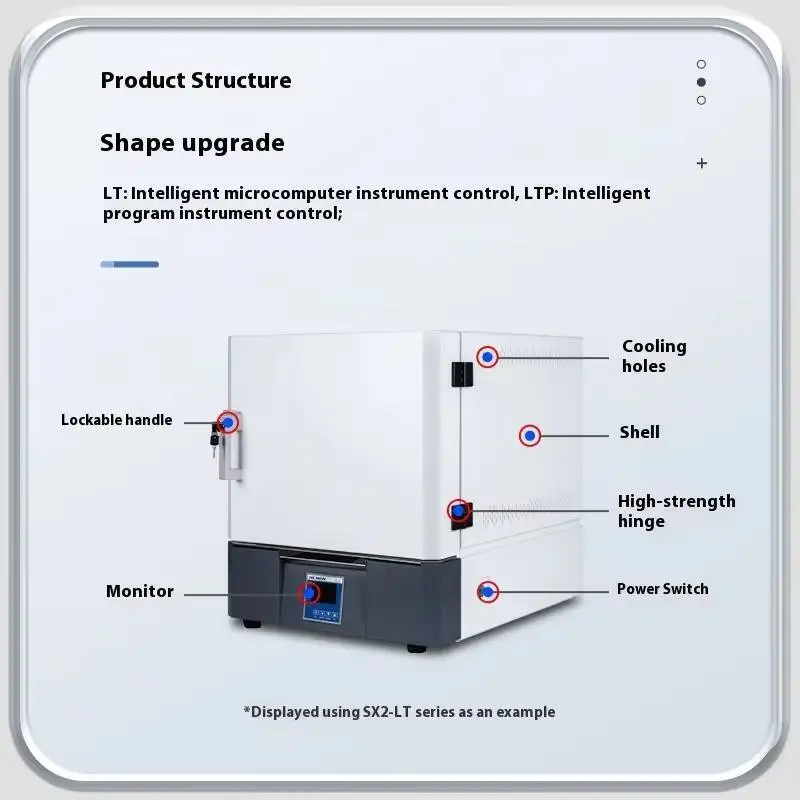 High Temperature Muffle Furnace Industrial Electric Laboratory Box Type Resistance Furnace Heat Treatment Oven