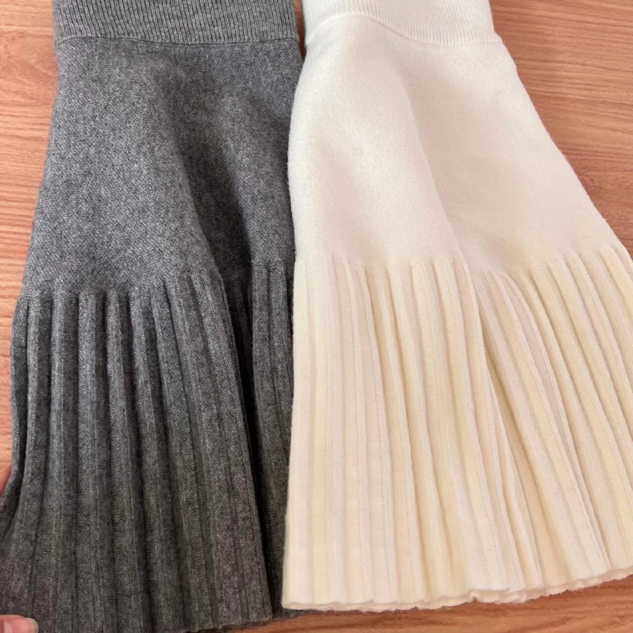 

Осень-зима 2022, новая вязаная мини-юбка до половины тела, женская корейская тонкая плиссированная короткая юбка с высокой талией и надписью A