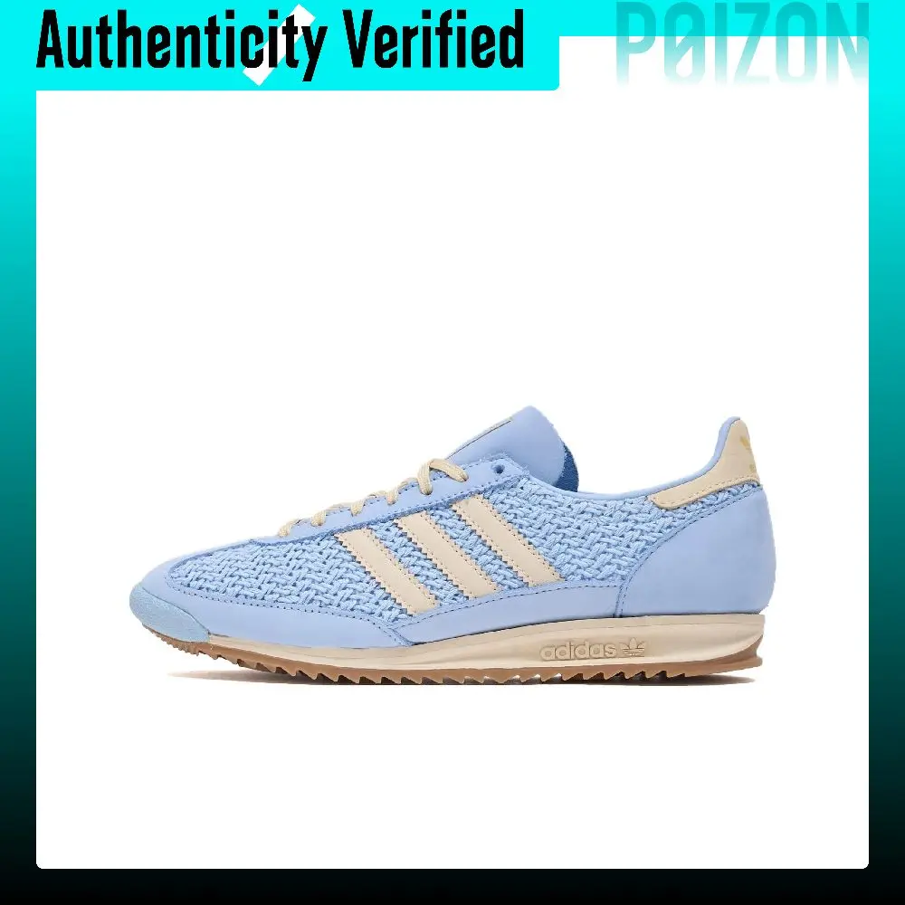 Adidas Originals SL 72 OG Abrasion Resistant Low top Casual Shoes Women's Blue JR4230