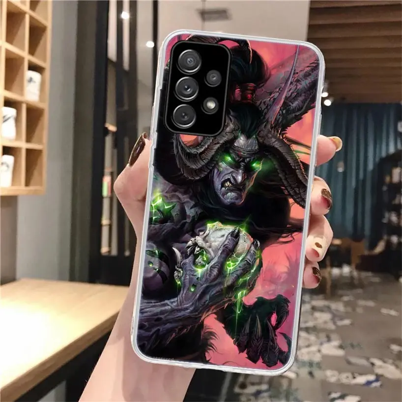 W-World Of W-Warcraft W-Wow Soft Phone Case For Samsung Galaxy A14 A13 A12 A15 A54 A53 A52 A55 A34 A33 A32 A35 A24 A23 A22 A25 A